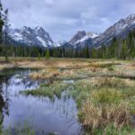 Sawtooth Mountains near Redfish Lake outside Stanley, Idaho