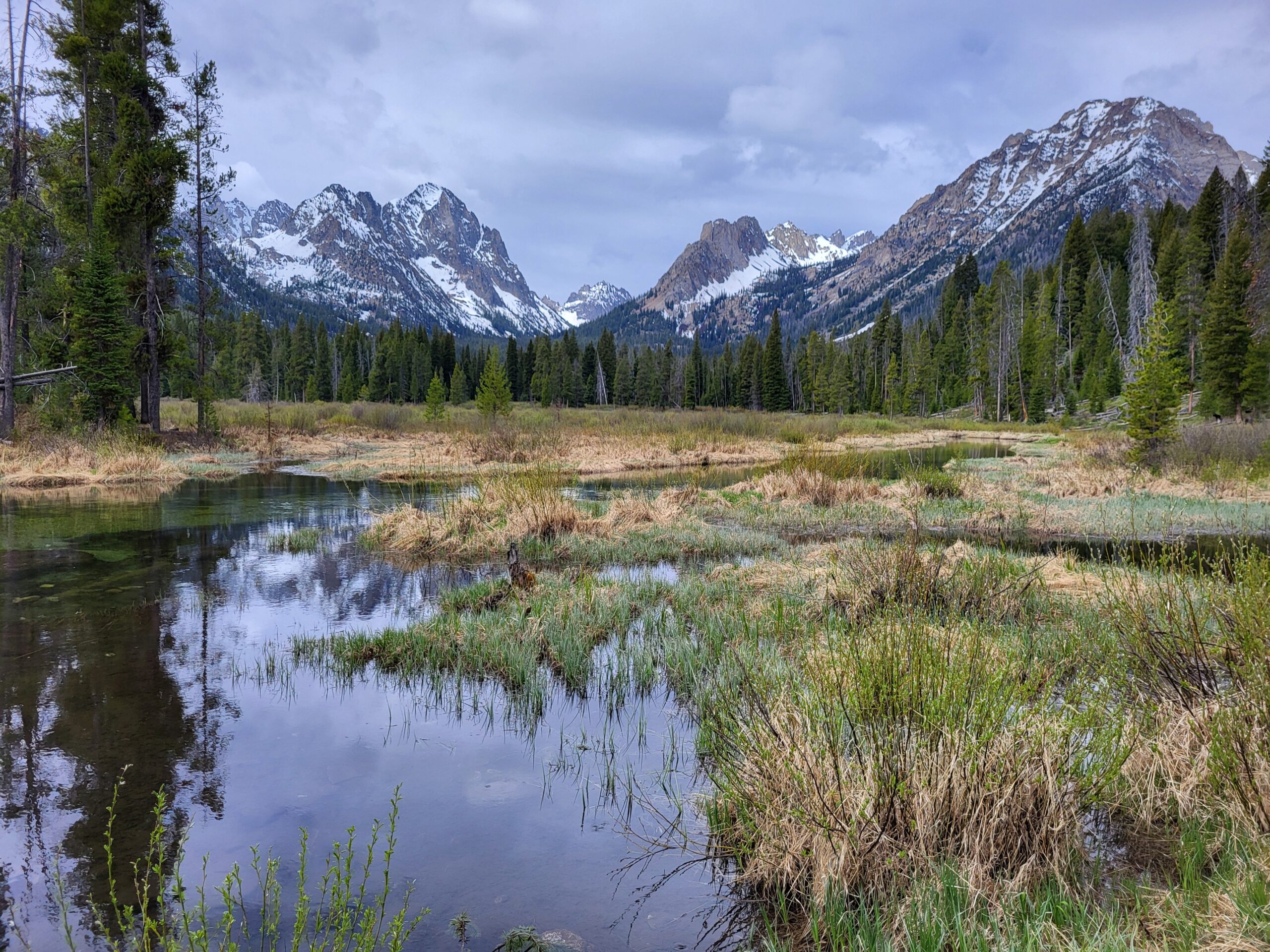 Sawtooth Mountains near Redfish Lake outside Stanley, Idaho